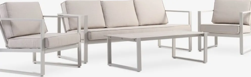 VONGEEnsemble lounge VONGE 5 personnes beige