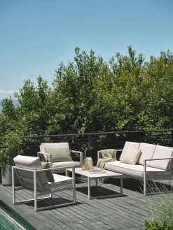 VONGEEnsemble lounge VONGE 5 personnes beige