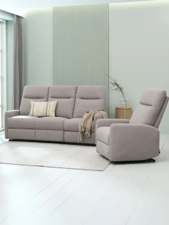 VONSILDFauteuil inclinable VONSILD électrique gris clair