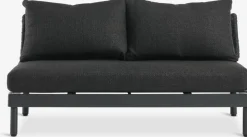 VOSSCanapé lounge VOSS 2 personnes noir