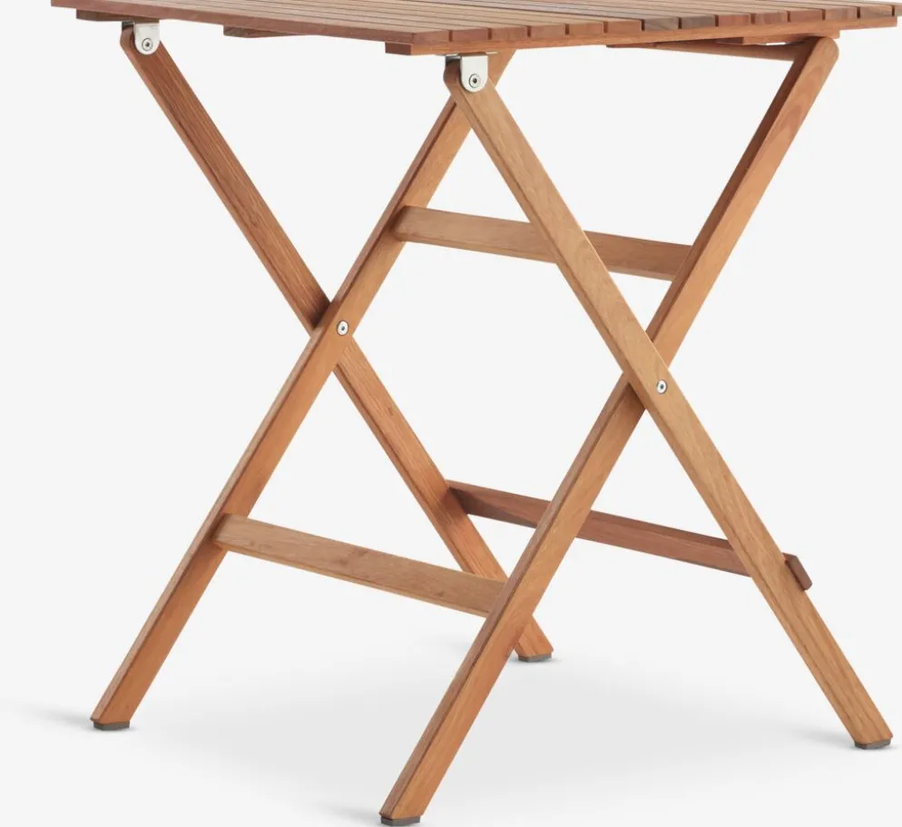 VRAADAL + HAGLEBUVRAADAL L62 table eucalyptus + 2 HAGLEBU chaises noir