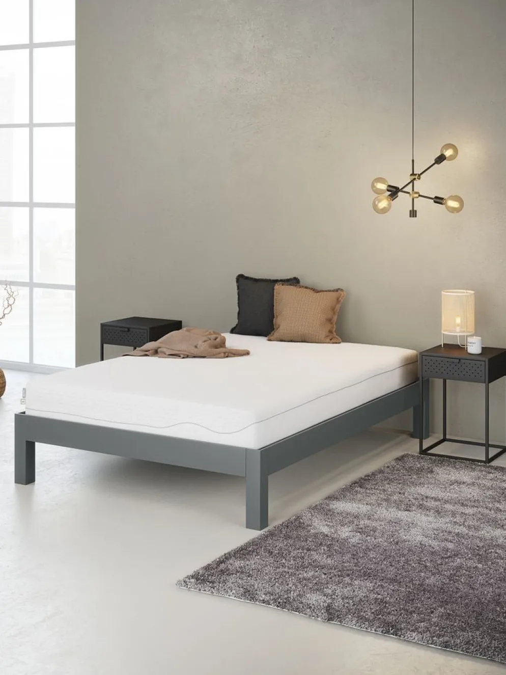 WELLPUR KVITAGoldMatelas en mousse 140x190cm WELLPUR KVITA Ferme