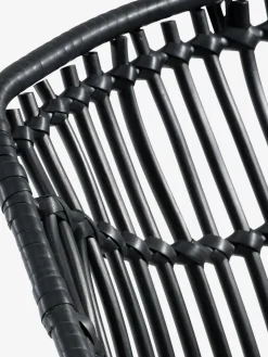 YPNASTED + ILDERHUSEYPNASTED L215 table naturel + 4 ILDERHUSE chaises noir