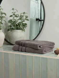 YSBYPlusServiette de toilette YSBY 50x90 gris foncé