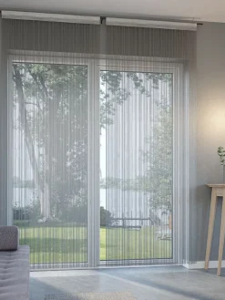 YXLANRideau de fils YXLAN 1x90x245 gris